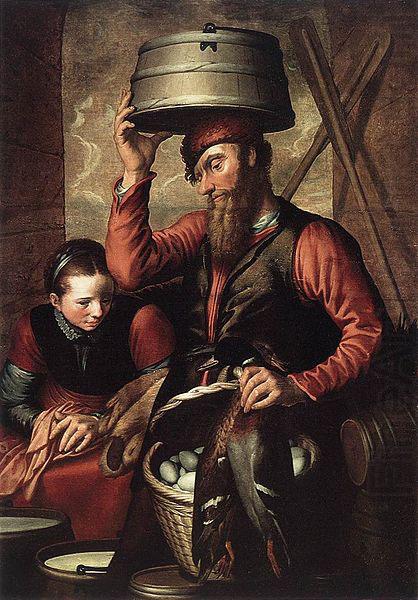 Pieter Aertsen Vendor of Fowl china oil painting image